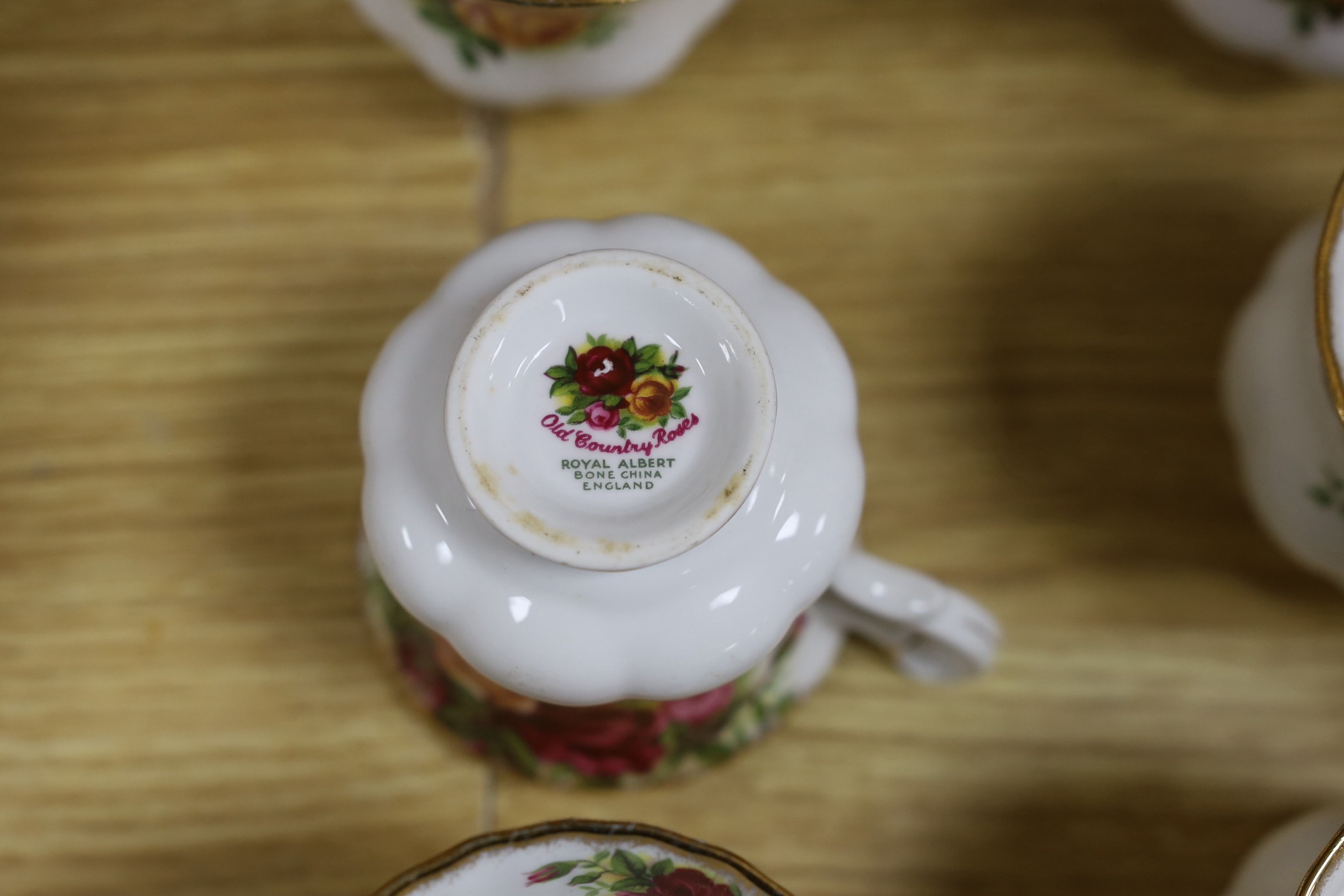 An extensive Royal Albert Old Country Roses part dinner and tea service